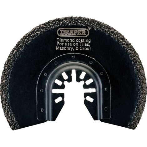 Draper OMT Diamond Coated Oscillating Multi-Tool Saw Blade – 88mm, Model 70469, Ideal for Precise Cutting of Hard Materials (1/5)