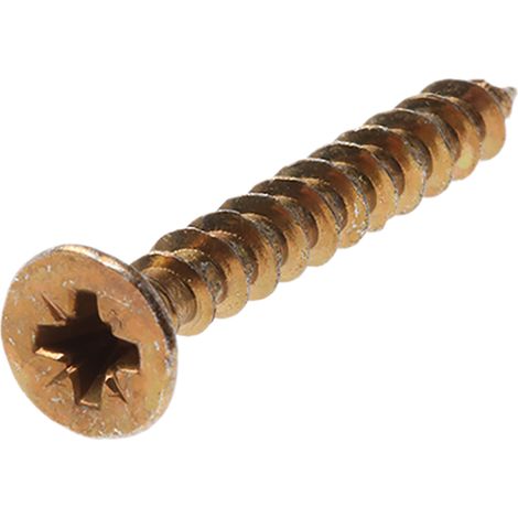 Vis à bois, 5mm, tête Fraisée 40mm, en Acier ( Prix pour Boîte de 100 ) (1/2)