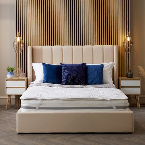 Snuggledown Luxurious Hotel Temperature Control Mattress Topper, Medium Support, Super King