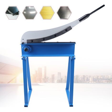 500mm Sheet Metal Guillotine Shear 16 Gauge 1.5mm Plate Cutter w/ Stand 20" Bed (1/5)
