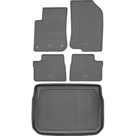 Set di tappetini in gomma per auto e tappetino per bagagliaio per Peugeot 2008 II Crossover dal 2019 (1/5)