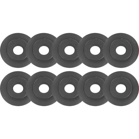 Lame de Coupe-Tube - Acier au Manganèse - Pour Tuyaux en Cuivre Aluminium Plastique - Diamètre 18 mm Alésage 5 mm - 10 Pièces (1/5)
