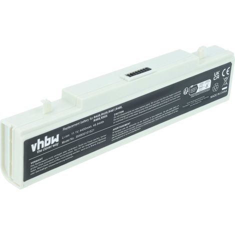 vhbw Akku kompatibel mit Samsung RC530 S07, RC530 S05, RC520 S03, RC530, RC530 S09, RC530 S08, RC530 S0B Notebook (4400 mAh, 11,1 V, Li-Ion) (1/5)
