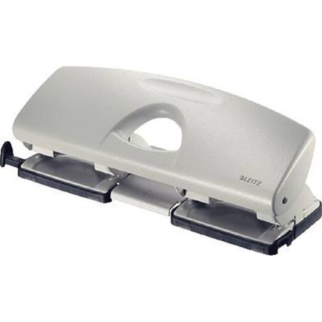 Leitz Perforatore multiplo 5022-00-85 Numero max. di fogli:16 Fogli (80 g/m²) Numero segmenti di punzonatura:4 Grigio 1 (1/5)