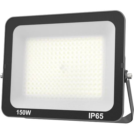 LED Floodlight 150 W, Security Lighting Cool White 6500 K, IP66 LED Outdoor Spotlight for Garden, Stadium, Garage, Warehouse, Shop, Workshop, Depot (1/5)