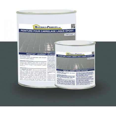 Peinture Laque Epoxy Spécial Carrelage - 2.5 Kg Gris anthracite - MATPRO (1/3)