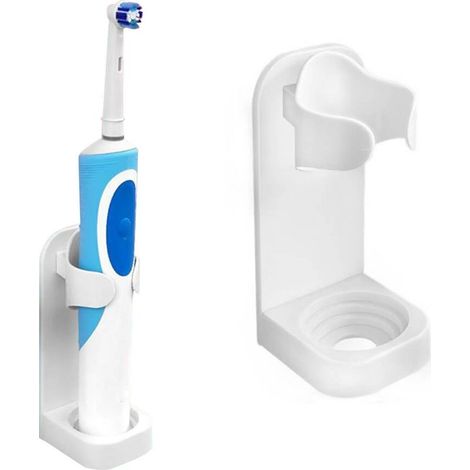 Pack de 2 porte-brosse à dents Mur Eltandborstar Blanc (1/5)