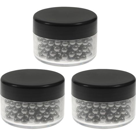 Boules Agitatrices Sphères Argentées en Acier Inoxydable 900 pour Mélange de Peinture, Prévention Sédimentation Pack de 3 Boîtes, Outil pour Peinture et Modélisme (1/5)