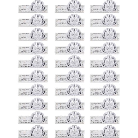 de 30 lentilles LED rondes transparentes 6V haute luminosité