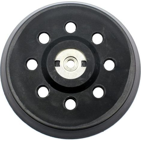 125 mm Schleifteller, Stützteller für Metabo SXE 325 Intec 425 Turbotec 631220000 (schwarz) (1/5)