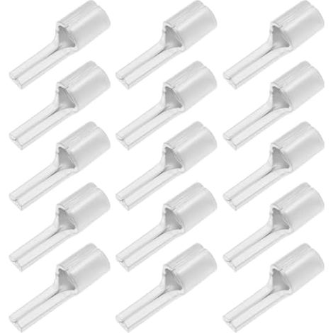 25 Pièces Connecteurs à Aiguille Cuivre Étamé Pur Non Isolés pour Bornes Tube Cuivre Plat Fil 16mm² (1/5)