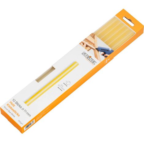 Steinel 006778 Bâtons de colle 11 mm 250 mm jaune transparent 250 g 10 pc(s) A587641 (1/2)