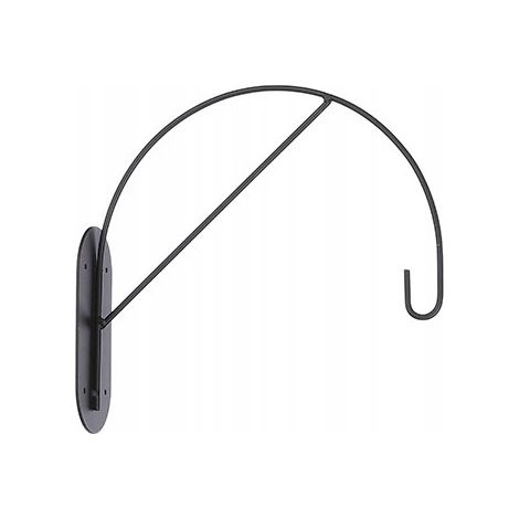 Portavaso decorativo in acciaio nero, 22 cm, 1 pezzo.