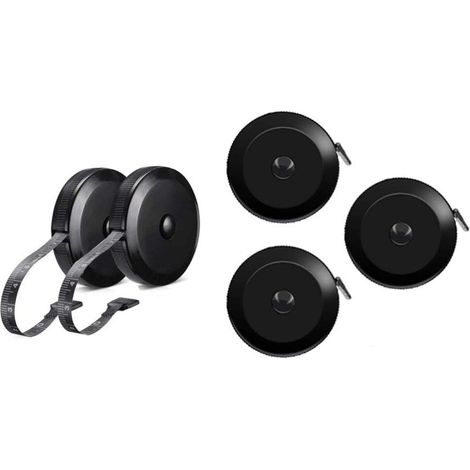 Ruban à mesurer souple - Couture extensible 5pcs Ruban à mesurer flexible avec boutons pour la mesure du corps Vêtements Perte de poids 1,5 m / 60in (1/4)