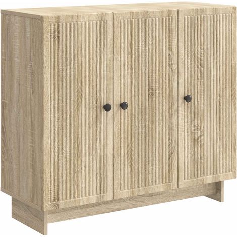 vidaXL  Sideboard  Sonoma Oak 89 x 34.5 x 80 cm Engineered Wood
