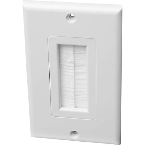 Panneau Multimédia Multifonction - Prise Sans Soudure - Port Unique Pour Mur - Installation Bureau Maison - 1 Pièce (1/5)