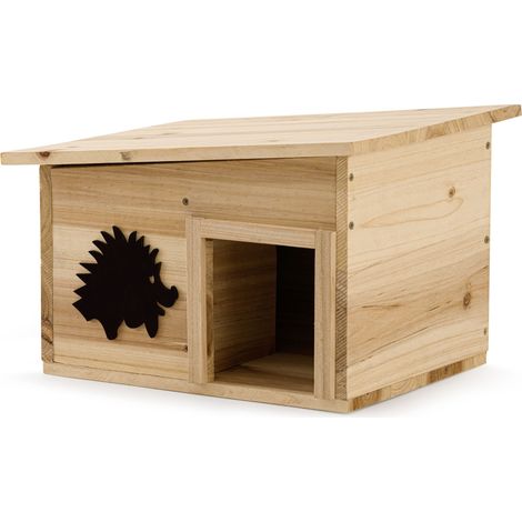Igelhaus Winterfest Überwinterungs Holz, 32×26 cm