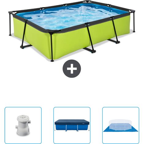Exit Pool Rechteckig - 300x200x65 cm - 4-teilig SCB76 (1/4)