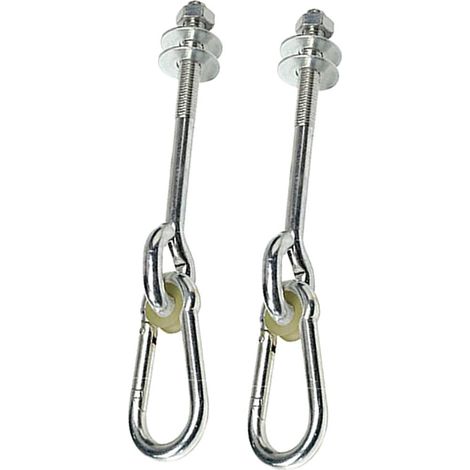 Crochet de Plafond, Crochets de Suspension, Vis de Fixation pour Balançoire, Béton Bois Ensembles, Yoga, Hamac, Chaise Accrochante, 150Kg - 205mm