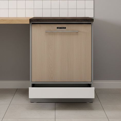 Despensa de Cocina Moiolaaa, Mueble con Cajón, 2 Estantes, Apertura Corredera, 55x60x82h cm Blanco (1/5)