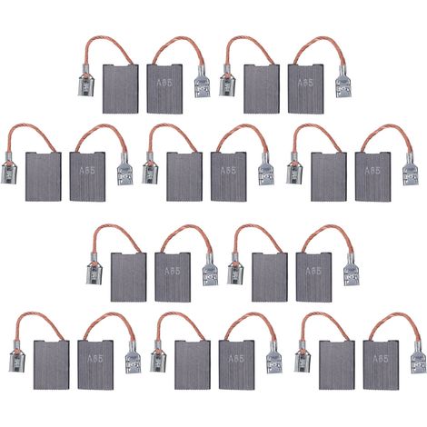 20 Kohlebürsten für Winkelschleifer, Bohrmaschinen und Schlagbohrmaschinen – Ersatzteile für Elektrowerkzeuge