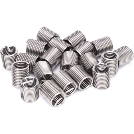 Lot de 20 inserts filetés mâles et femelles réducteurs pour écrous, outil de réparation, fixation en acier inoxydable M14x22D (1/5)