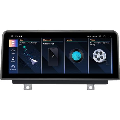 Integrazione CarPlay, touchscreen, risoluzione HD, compatibile con BMW Serie 1, 2, 3 e 4 F20, F21, F22, F30, F31, F32, F33 e F34, supporta F20 NBT YT (1/2)