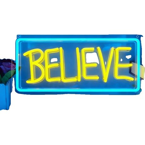 Insegna al neon, luci LED dimmerabili, decorazione alimentata tramite USB, 40x19 cm (1/2)