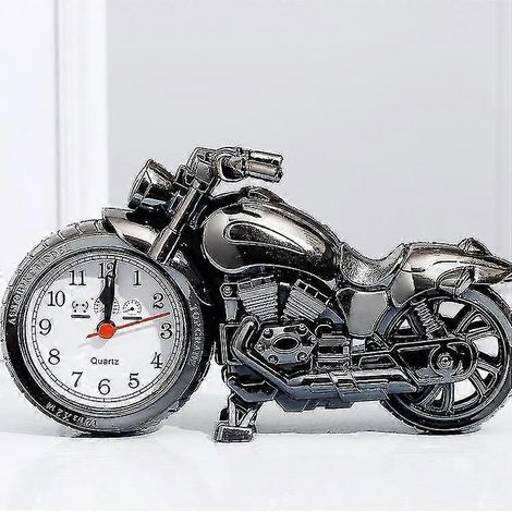 Réveil d'intérieur, objet du quotidien, en forme de moto, horloge de chevet élégante, décoration intérieure (1/5)