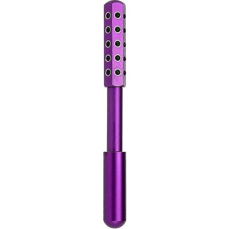 Rouleau de beauté Radiance Roller - Rouleau de massage facial liftant en pierre de germanium (Violet) (1/5)