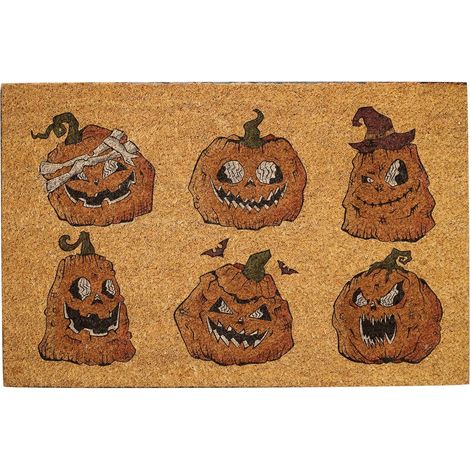 Tapis De Seuil - Tapis D'Extérieur En Polyester - Antidérapant Avec Semelle En Caoutchouc Recyclé - Pour Entrée Extérieure Patio Garage Salle De Lavage - 40 X 68 Cm - 1 Pièce (1/5)