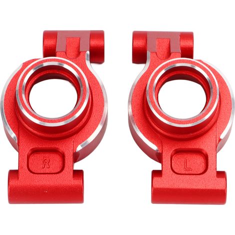 2 Hinterachsaufhängungen aus Aluminiumlegierung für Traxxas 1/10 MAXX 2.0 RC-Cars (rot) (1/4)