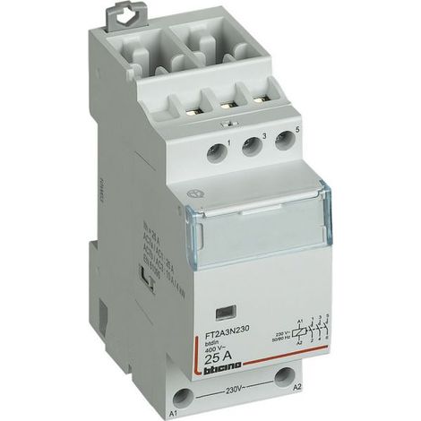 Contattore Modulare 2P No+2Nc 25A 230Vac Ac3 (Bticino Cod. Ft2Ac2N230)