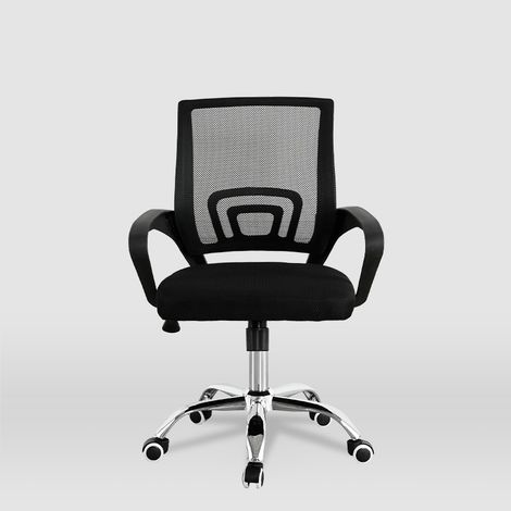 Chaise d'étude pour enfants modèle Ribadeo en couleur noire (1/4)