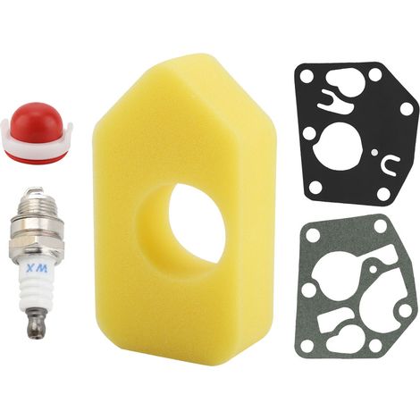 Kit de joints de filtre à air et de bougie d'allumage pour moteurs Briggs & Stratton 795083, 698369 et 694394 (1/5)