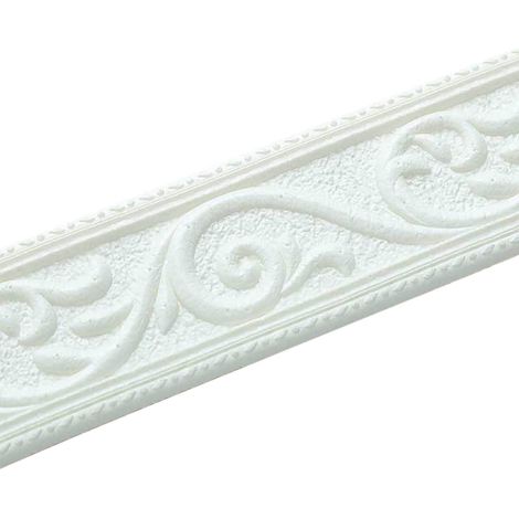 Cenefa autoadhesiva gruesa para pared de 2,3 metros, adhesivo de pared con diseño de cintura estereoscópico 3D, borde decorativo impermeable. (1/3)