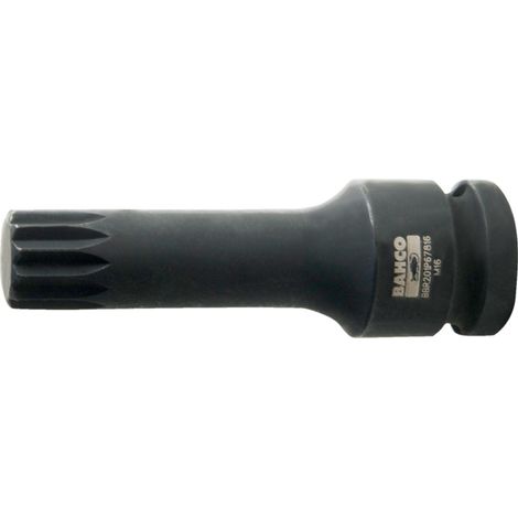 Bahco 1/2 XZN Kraft-Steckschlüssel, M16, Länge 78 mm