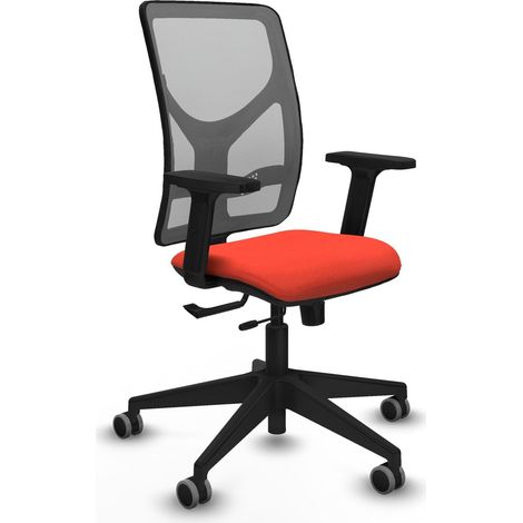 Silla de oficina piqueras y crespo Motilla negro soporte lumbar ajustable (1/2)