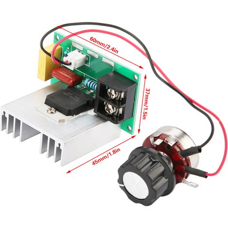 Contrôleur de vitesse électronique pour moteur à courant alternatif 0-220 V 8000 W, régulateur de tension haute puissance (1/5)