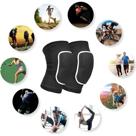 Genouillères de Protection en Mousse pour Yoga, Fitness et Running - Confort Articulaire