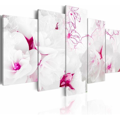 Tableau gossamer rose - 200 x 100 cm (1/4)