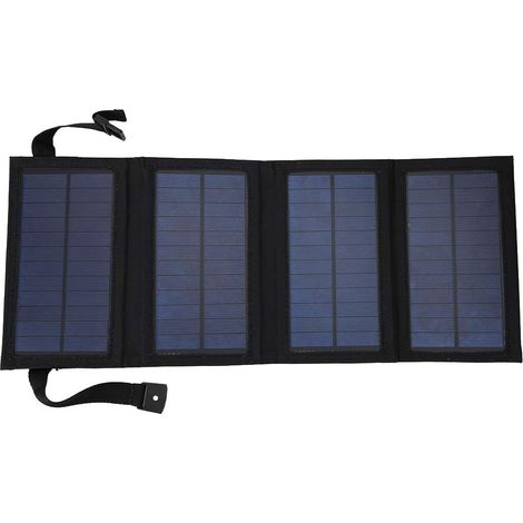 Chargeur de Panneau Solaire Pliable Portable - Léger 10 W - Batterie (1/5)
