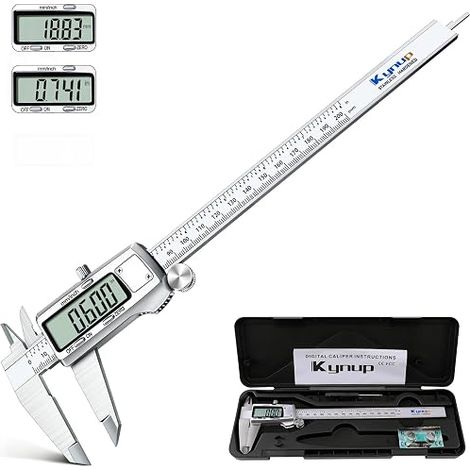 Digital Caliper 200mm Stainless Steel Digital Caliper Measuring Tools LCD Display for Home and Industrial Measurement (1/5)