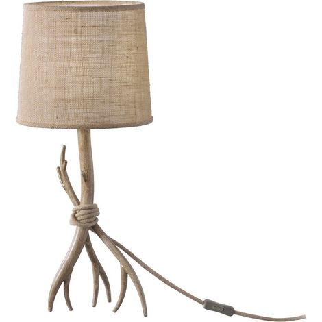 Lampe design, Lampe à poser design Sabina Marron en Metal, MANTRA (1/5)