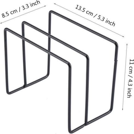 1 Support planche à découper, Mural, Fer, Double grille, 3 kg, Cuisine (1/3)
