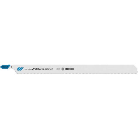 Bosch Accessories 2608636793 Lama per seghetto alternativo T 1018 AFP - Precision for Metal-Sandwich 3 pz.