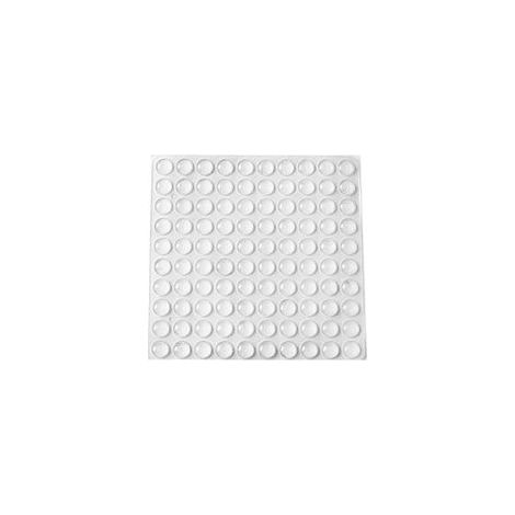 Butées de Protection en Caoutchouc, 200 PCS Arrêts de Portes Mural, Tampons de Porte, Nouveau Matériau Réutilisable, Transparente Pieds Adhésifs Anti-Choc Pour Protéger Les Murs et Meuble.(10×3mm) (1/5)