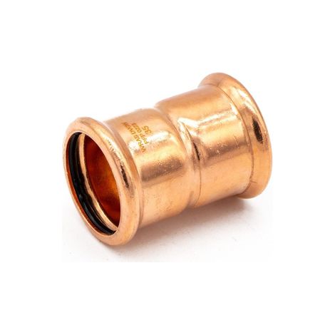 PrimaPress Copper Pressfit Coupler 35mm - Leak Detection System (1/2)