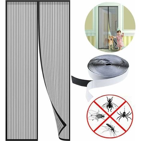 Zanzariera Magnetica, 90X210CM Zanzariera Magnetica per Porta Elegante Tenda Anti-Zanzara Perfetta per Porta, Patio Tiene Lontane Zanzare e Altre Creature,Starlight (1/5)