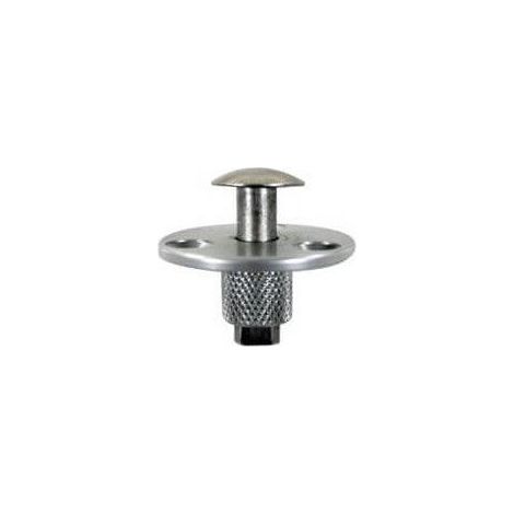Piton douille à collerette pour plage bois + 3 vis (lot de 4)
